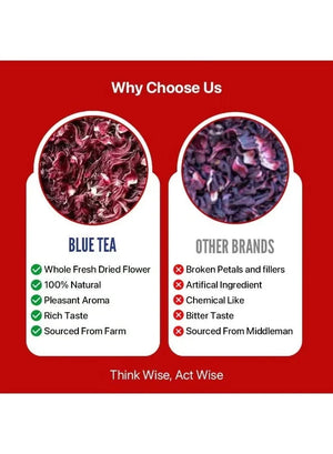 Blue Tea Hibiscus Herbal Tea