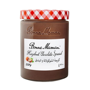 Bonne Maman Hazelnut Chocolate Spread with Cocoa, No Palm Oil , 20% Hazelnut, 580g