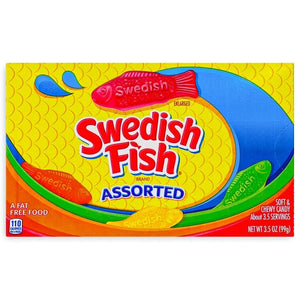 Swedish Fish Assorted Candy Theatre Box 3.5 Oz