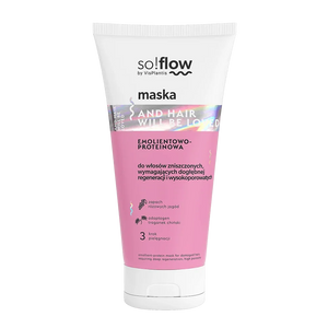Emollient Protein Mask For Damaged Hair Requiring Deep Regeneration High porosity