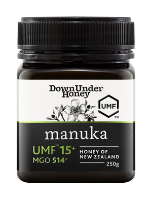 Down Under Manuka UMF™ 15+ MGO 514+ Honey of New Zealand - 500g