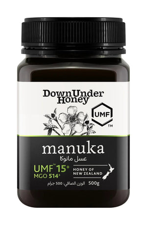 Down Under Manuka UMF™ 15+ MGO 514+ Honey of New Zealand - 500g