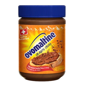 Ovomaltine Swiss Chocolate Spread with Malty Crunchy Pieces & Cocoa, 33% Malt, 380g