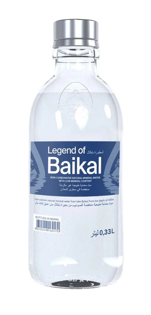 Legend of Baikal Still Natural Mineral Water in Glass Bottle 330 ml | Welaza