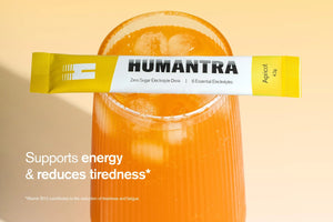 Humantra Apricot Electrolyte Hydration Pack – Zero Sugar, 20 Servings, 72g