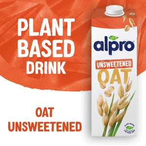 Alpro Oat No Sugars - Case of 8 (8 x 1L)