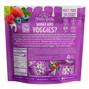 Nature's Garden Probiotic Mixed Berry Yoggies 480g, 24 pk.