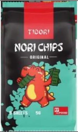 Tidori Nori Chips Original Taste 5g (Pack of 3) - View 2 | Welaza