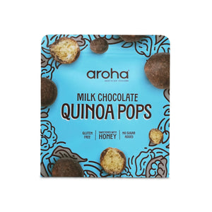 Aroha Quinoa Pops covered with milk chocolate-Honey 40g