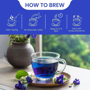 Blue Tea Butterfly Pea Flower