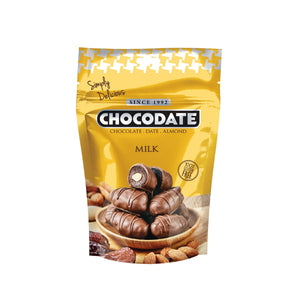 Chocodate Milk – Chocolate-Coated Dates with Roasted Almonds - 250Gm