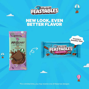 Mr Beast Feastables Milk Chocolate Bar, Made with Grass-Fed Milk Chocolate and Organic Cocoa - 35gm