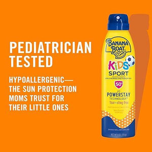Banana Boat Sport Kids Sunscreen Spray SPF 50, Twin Pack