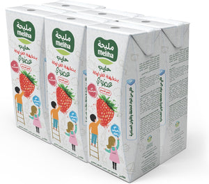 Meliha Organic UHT Strawberry Milk 6 x 180 ml
