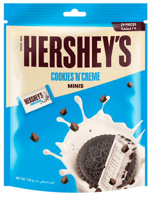 Hershey's Cookies 'N' Crème Minis Pouch 150gm