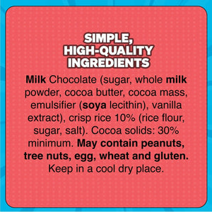 Mr Beast Feastables Milk Chocolate Crunch Bar, Made with Grass-Fed Milk Chocolate and Organic Cocoa - 35gm