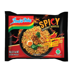 Indomie Hot Spicy Chicken Fried Gourmet Noodles, Halal Certified - Each - 83g 5 Packs - View 2 | Welaza