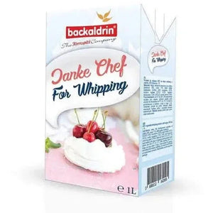 Backaldrin Danke Chef 26% Fat Whipping Cream 1ltr, For Creams & Custards