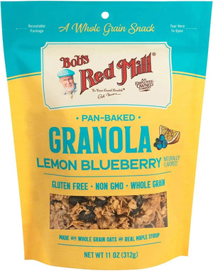 Bob's Red Mill Homestyle Granola Lemon Blueberry, Gluten Free, Whole Grain, Non-GMO 312gm
