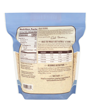 Bob's Red Mill Old Fashioned Gluten Free Rolled Oats - 11.34 Kg
