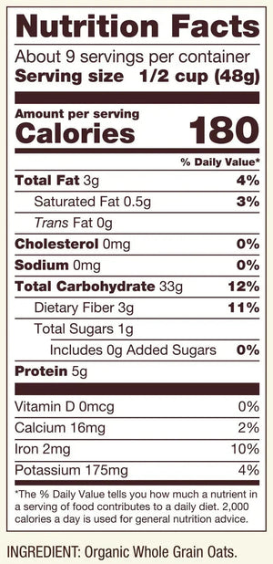 Bob's Red Mill Old Fashioned Rolled Oats, Whole Grain, Non-GMO - 907gm