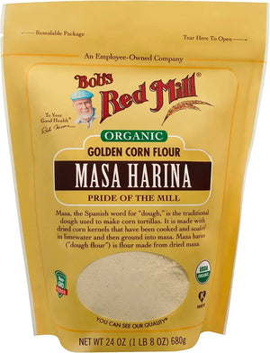 Bob's Red Mill Organic Golden Corn Masa Harina Flour, 680gm