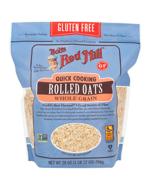 Bob's Red Mill Rolled Oats Quick Cooking, Gluten Free, Non-GMO 794gm