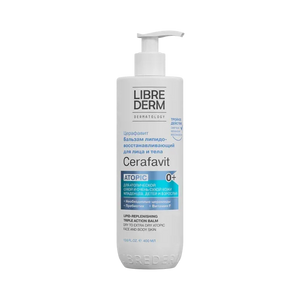 Librederm Cerafavit Face And Body Balm, Triple Action With Ceramides And Prebiotic 400ml