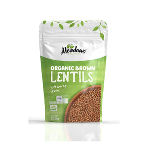 Meadows Organic Brown Lentil 340g