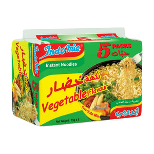 Indomie Soto Instant Noodles, Vegetable Flavour with Seasoning Powder and Sauce - 75 g Pack of 10