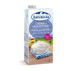 Central Lechera Asturiana 35.1% Fat Whipping Cream 1L | Welaza
