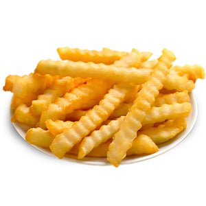 Ridged JPB frozen crinkle cut potato fries
