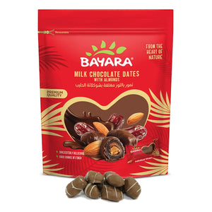 Bayara Dates With Almonds & Milk Chocolate - 250g