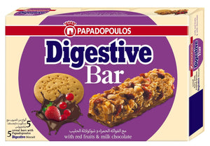 Digestive Fruit & Chocolate Cereal Bars - 28g 5 x 28g