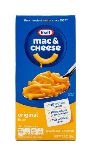 Kraft Mac & Cheese Original Macaroni Dinner 206 g