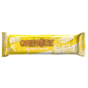 Grenade Lemon Cheesecake- High Protein Bar - Low Sugar 60gm