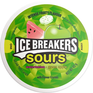 Ice Breakers Watermelon / Green Apple Sours Candy 42g