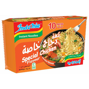 Indomie Instant Noodles, Halal Certified, Special Chicken Flavor 75g Pack of 10 - View 6 | Welaza