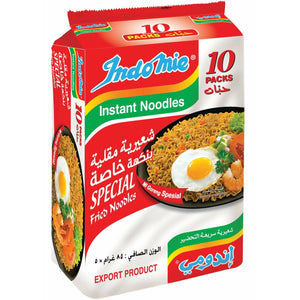 Indomie Special Instant Fried Noodles with Seasoning Powder and Sauce - 85g Pack of 40