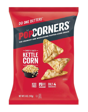 Popcorners Sweet & Salty Kettle Corn Snack, Never Fried, Non GMO - 5 OZ