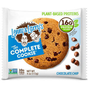 Lenny & Larry's Chocolate Chip Complete Cookie, Plant Based Proteins, Non GMO,113gm