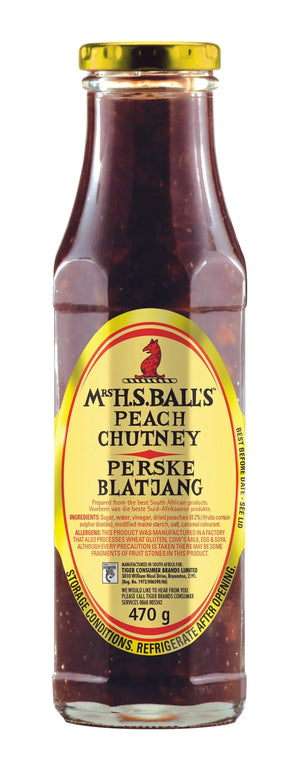 Mrs. Balls Peach Chutney 470gm