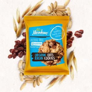 Meadows Organic raisin cookies 40g