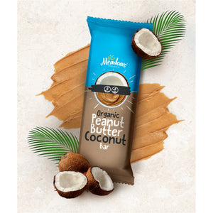 Meadows Organic Peanut Butter Coconut Bar 40g - View 4 | Welaza