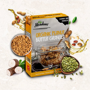 Meadows Organic Crunchy Granola Peanut Butter 320g