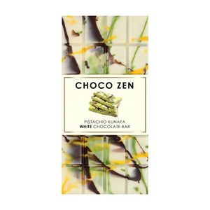 Choco Zen Pistachio Kunafa White Dubai Chocolate Bar - 190g