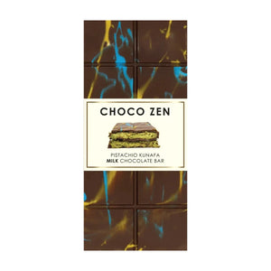 Choco Zen Pistachio Kunafa Milk Dubai Chocolate Bar - 190g
