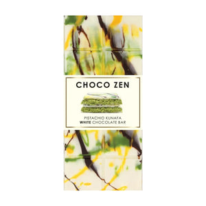 Choco Zen Pistachio Kunafa White Dubai Chocolate Bar - 190g