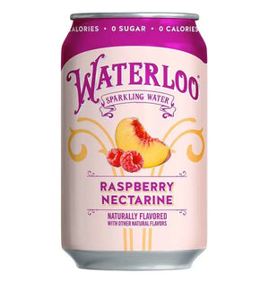 Waterloo Sparkling Water, Raspberry Nectarine 355ml | Welaza