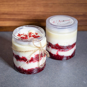 Red Velvet White Chocolate Jar Dream Cake